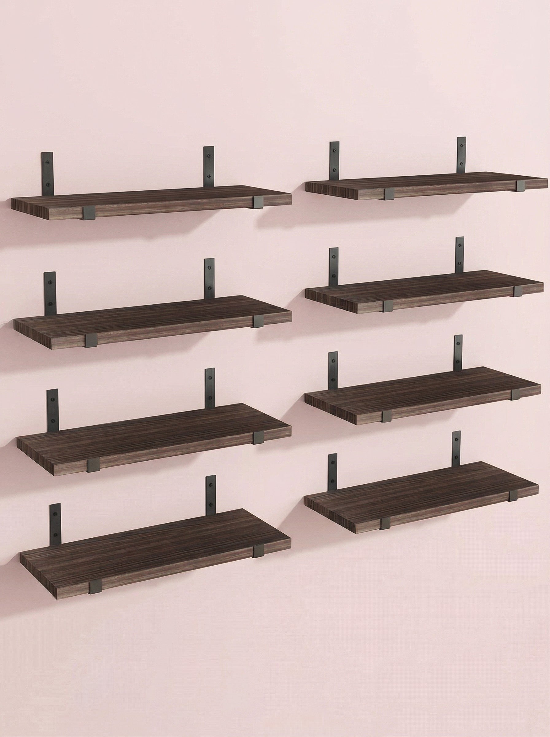 Rustic Floating Shelves