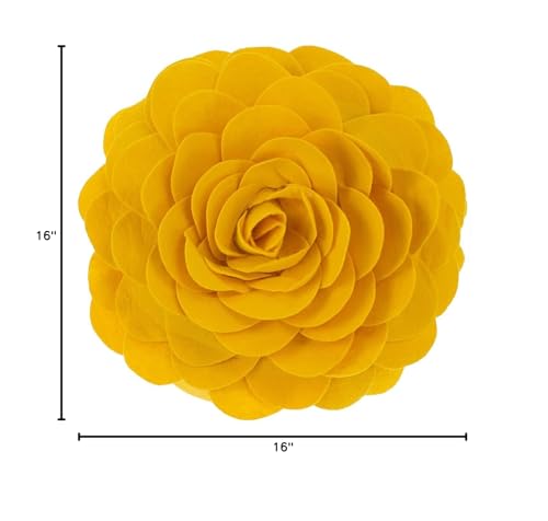 Flower Pillow, 16 in.