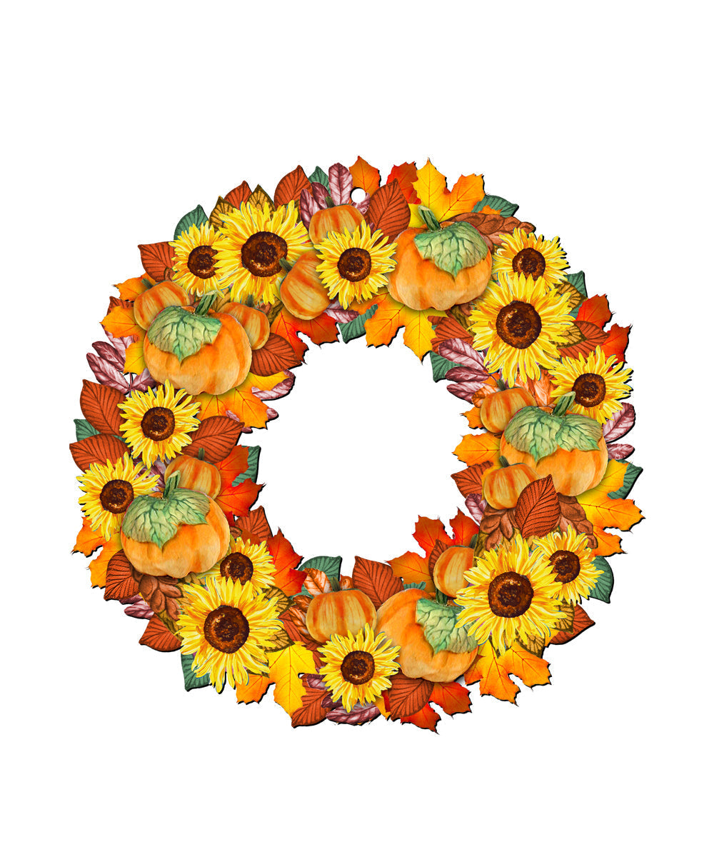 Fall Holiday Door Wreath