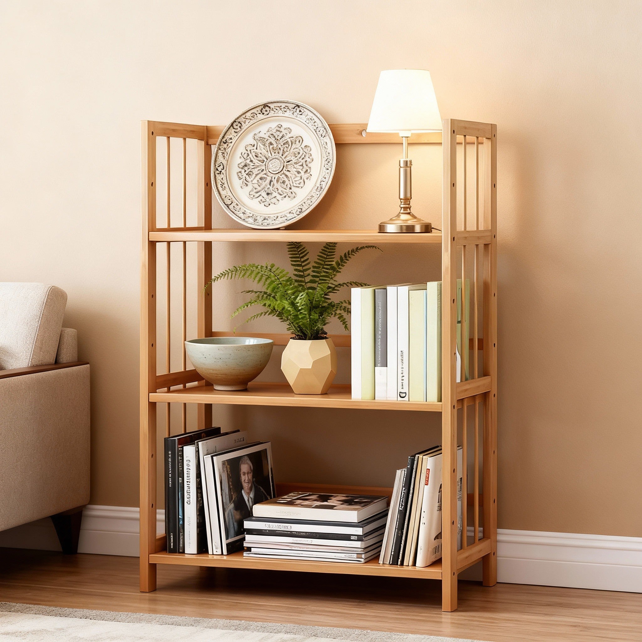 Bamboo Bookshelf