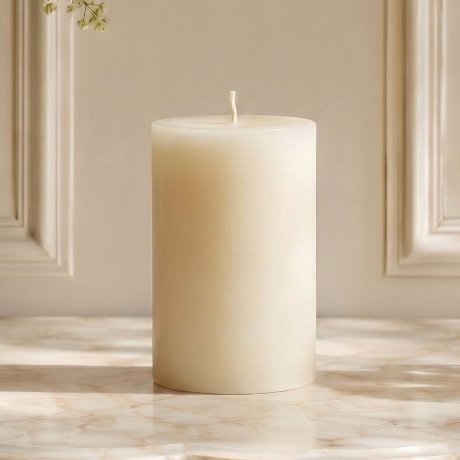 White Beeswax Pillar Candle, 3 x 5 in.