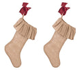Natural Ruffled Jute Tree Skirt
