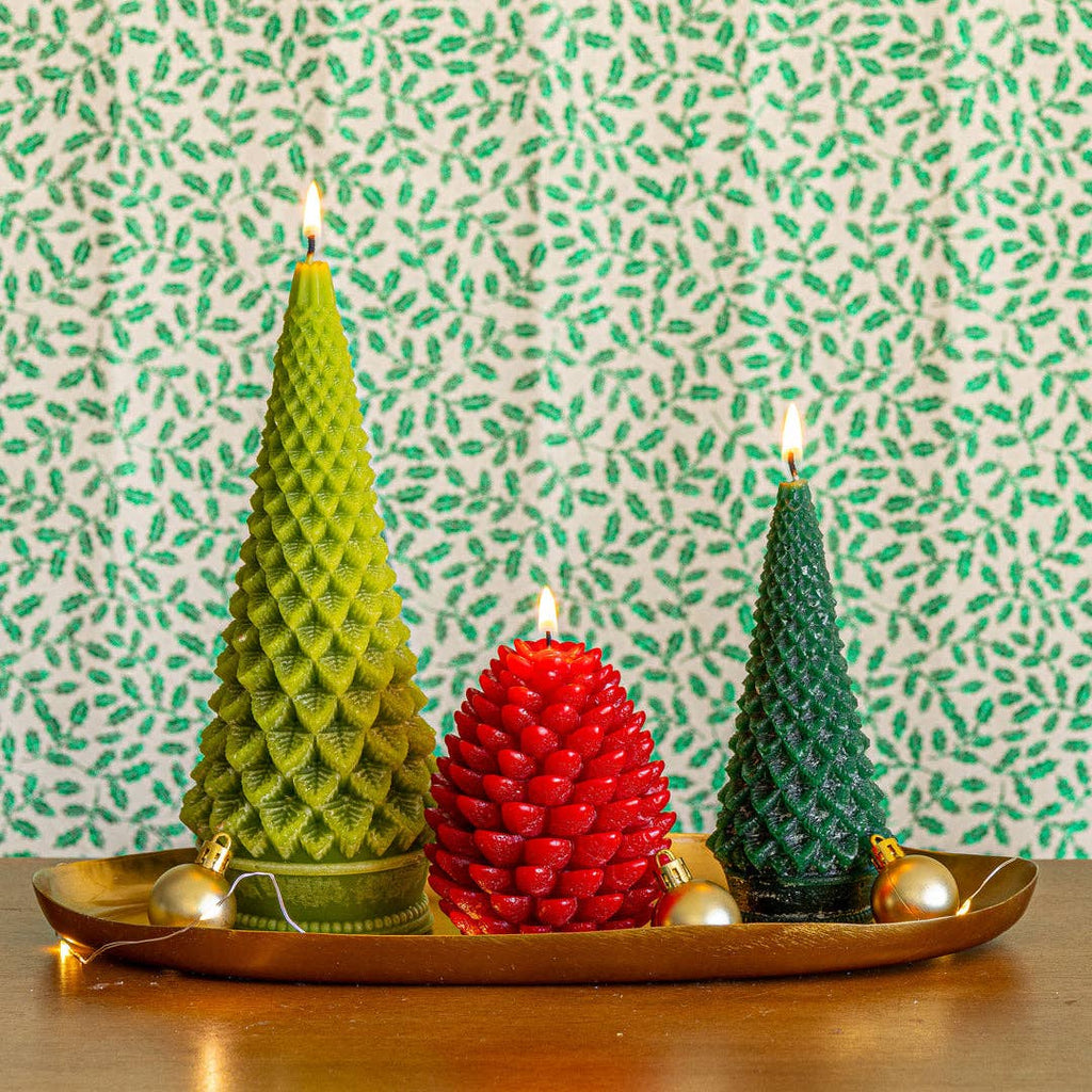 Forest Sculpted Tree Candle