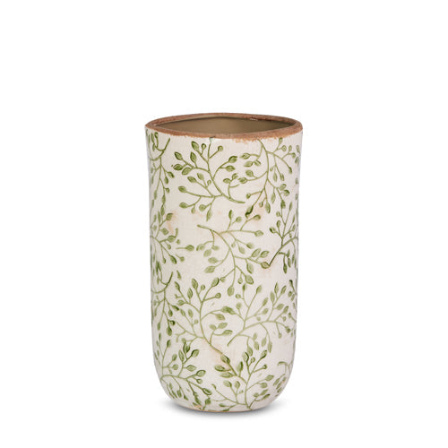 Botanical Ceramic Vase
