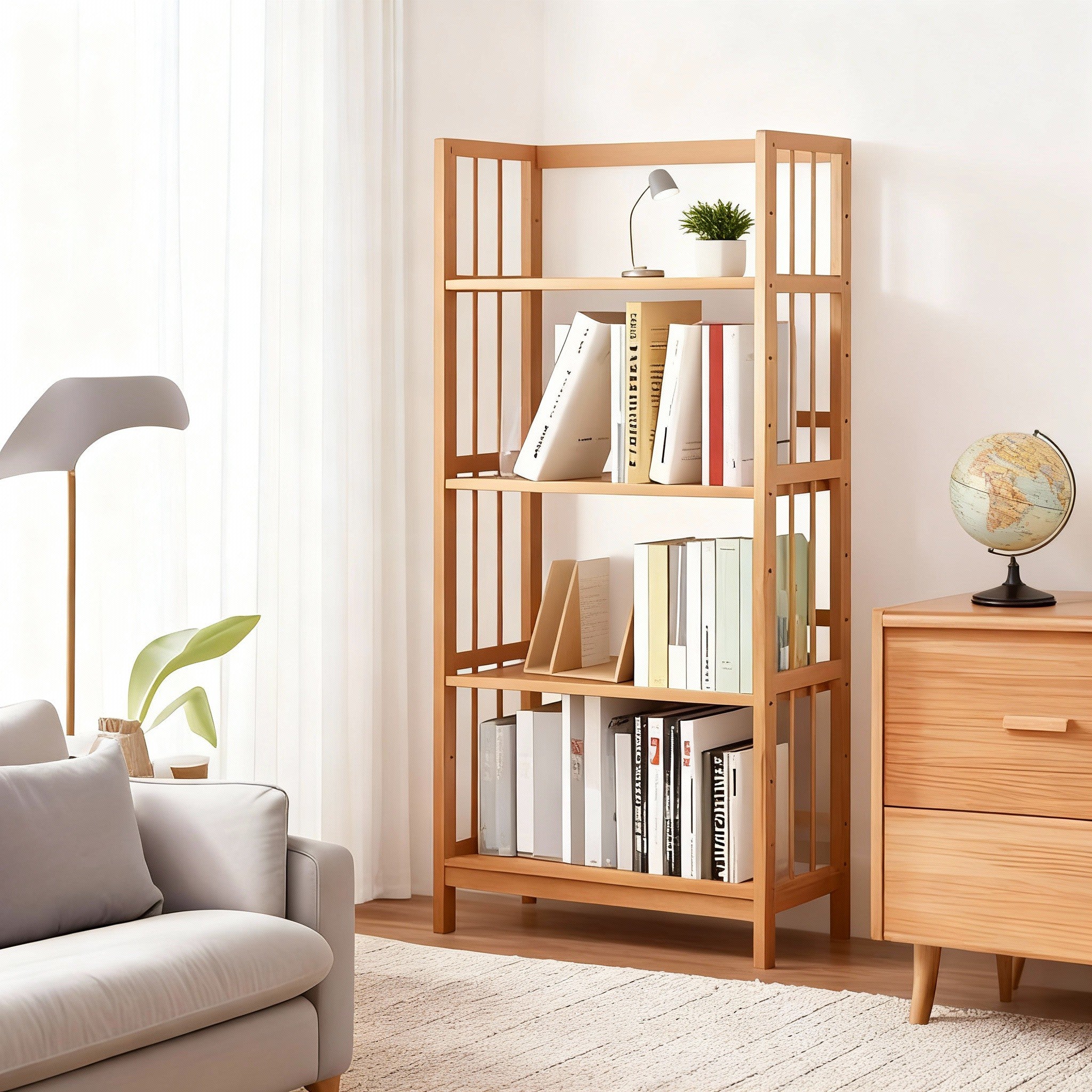 Bamboo Bookshelf