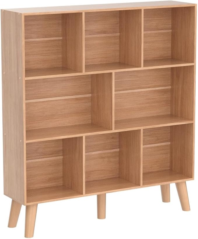 Natural 8-Cube Bookcase