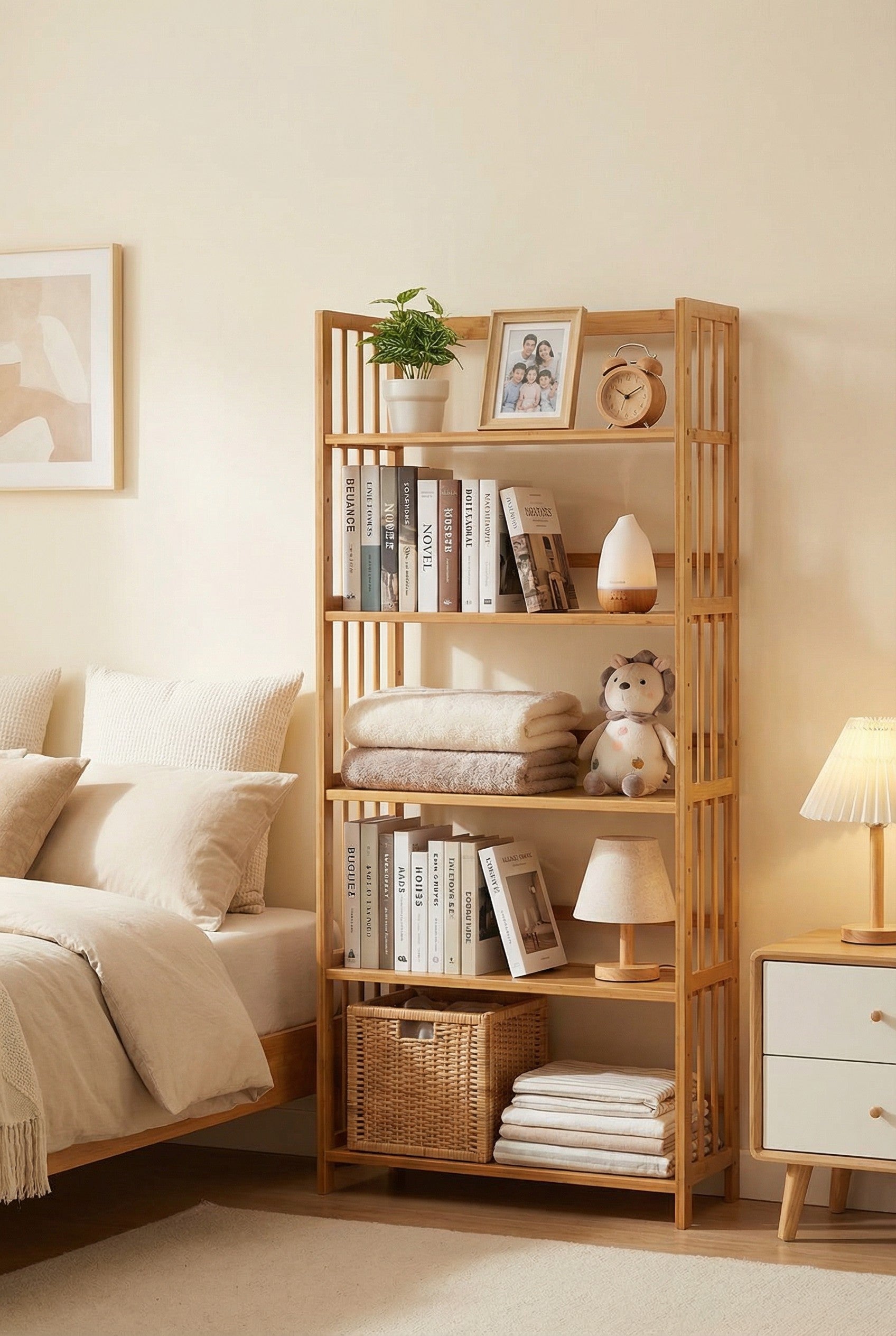 Bamboo Bookshelf