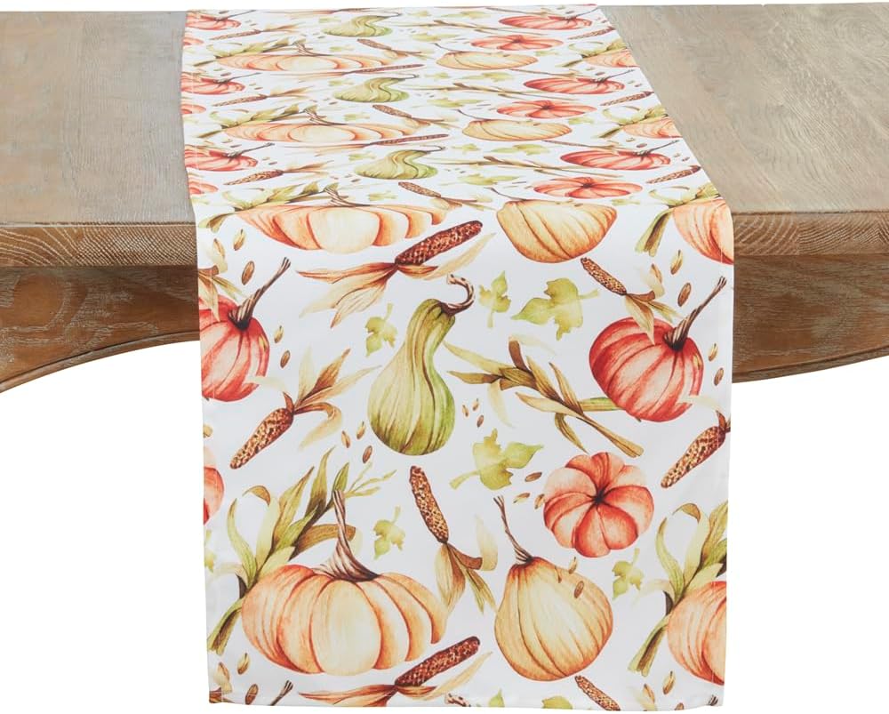 Harvest Pumpkin Table Runner