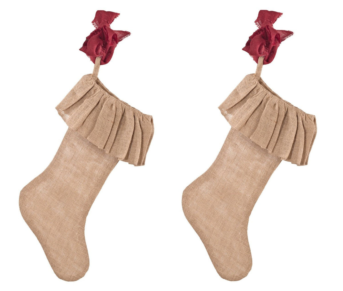 Natural Ruffled Jute Tree Skirt