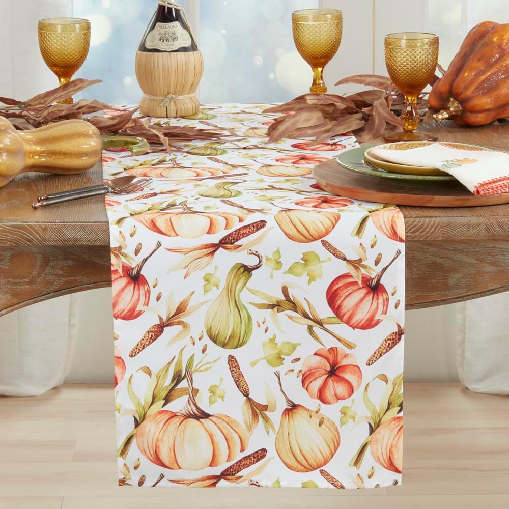 Harvest Pumpkin Table Runner
