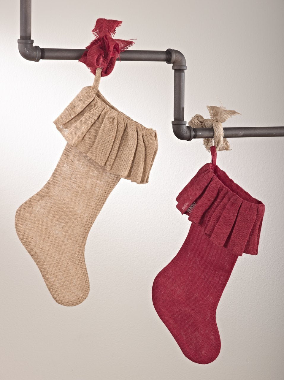 Natural Ruffled Jute Tree Skirt