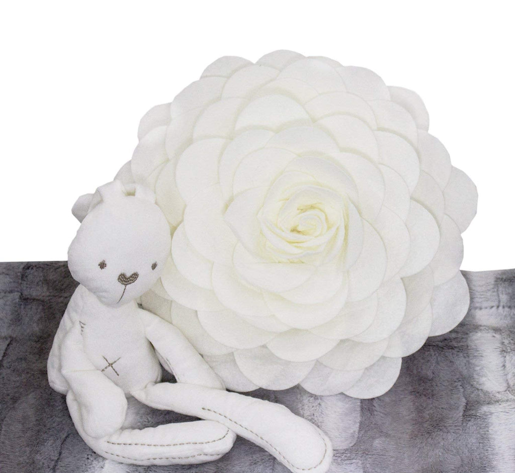 Flower Pillow, 16 in.