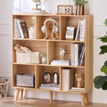 Natural 8-Cube Bookcase
