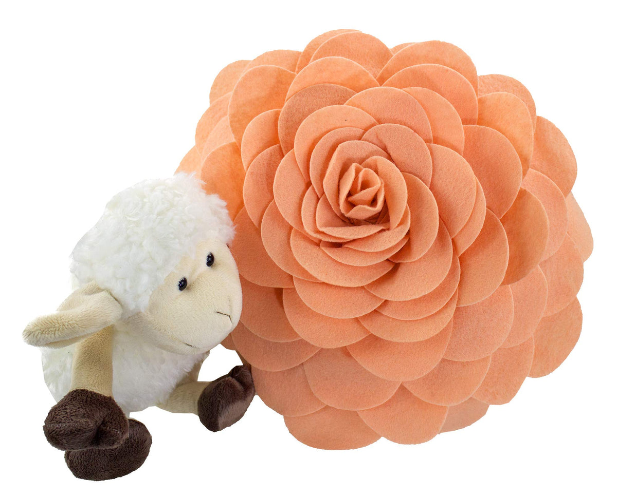 Flower Pillow, 16 in.