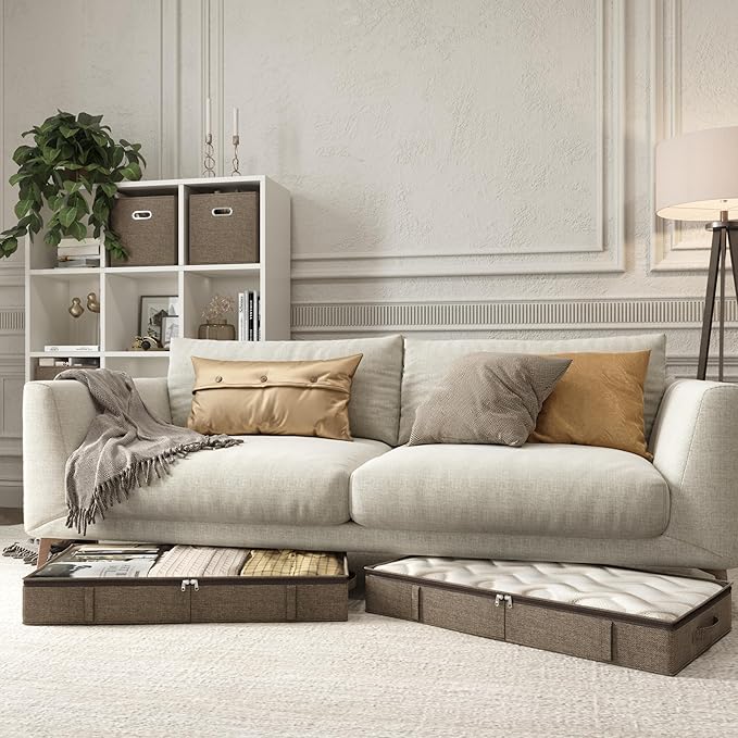 Brown Under-Bed Storage Set
