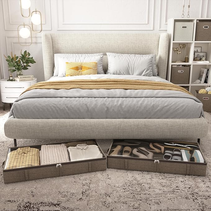 Brown Under-Bed Storage Set