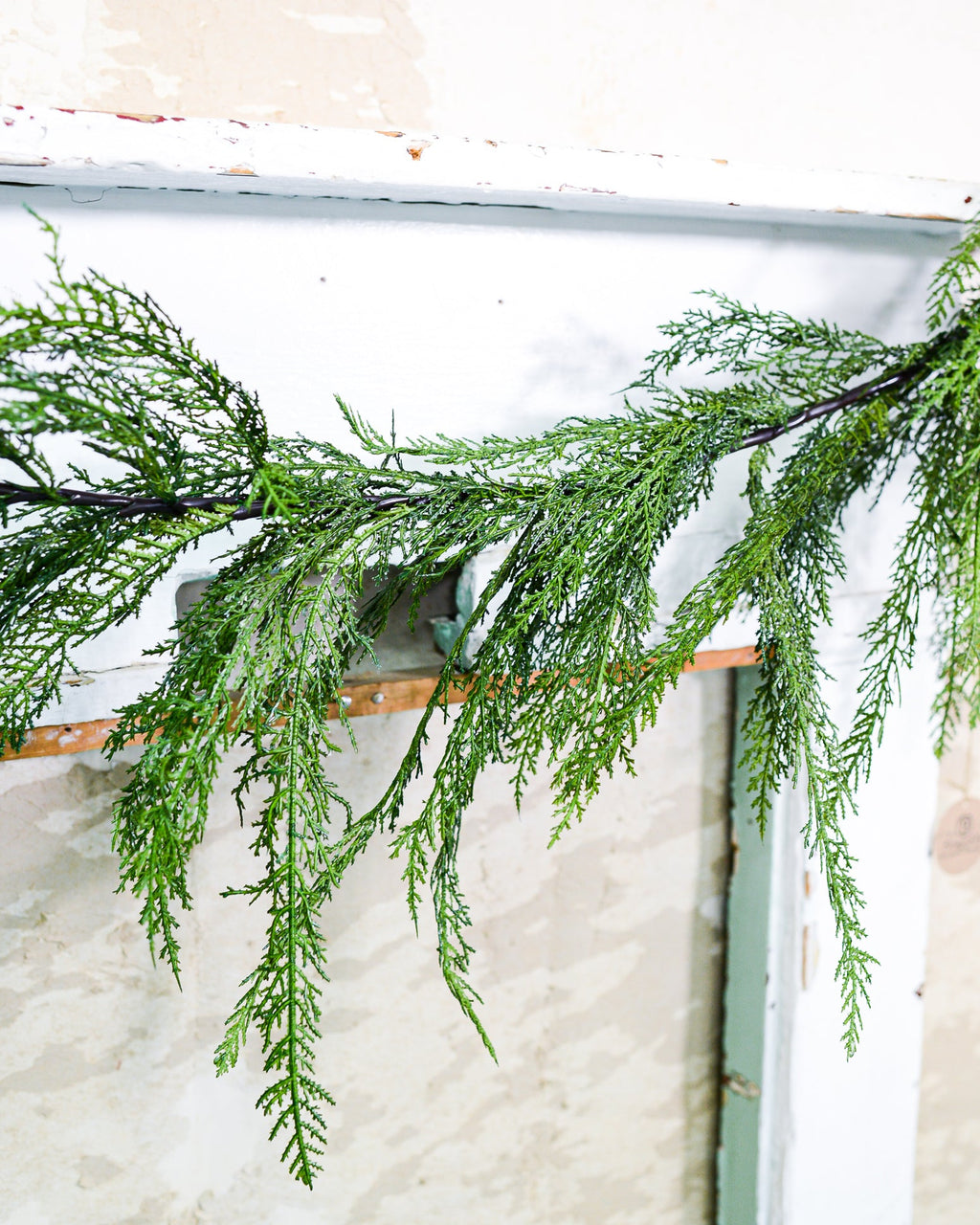 Faux Cedar Garland, 6 ft.