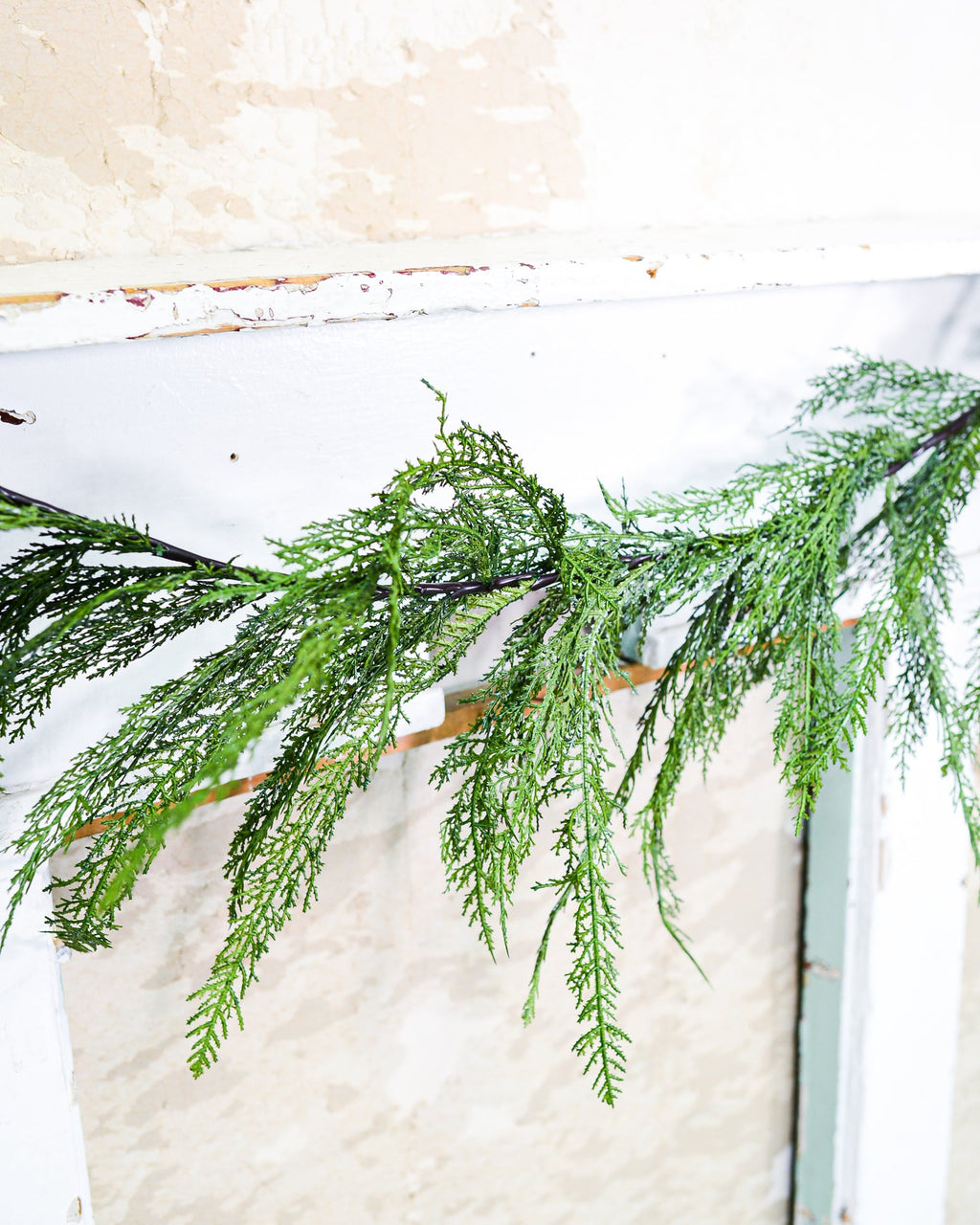 Faux Cedar Garland, 6 ft.