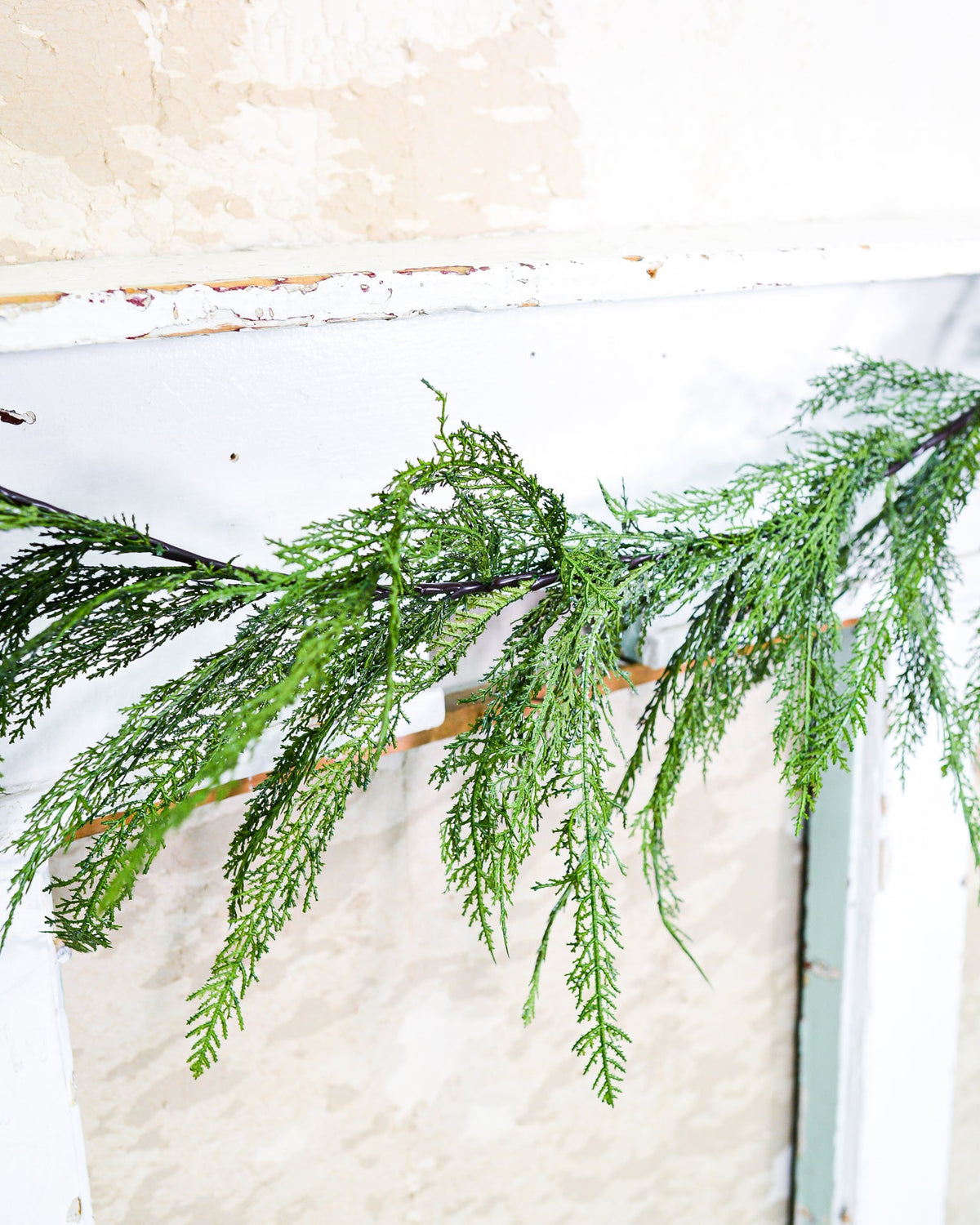 Faux Cedar Garland, 6 ft.