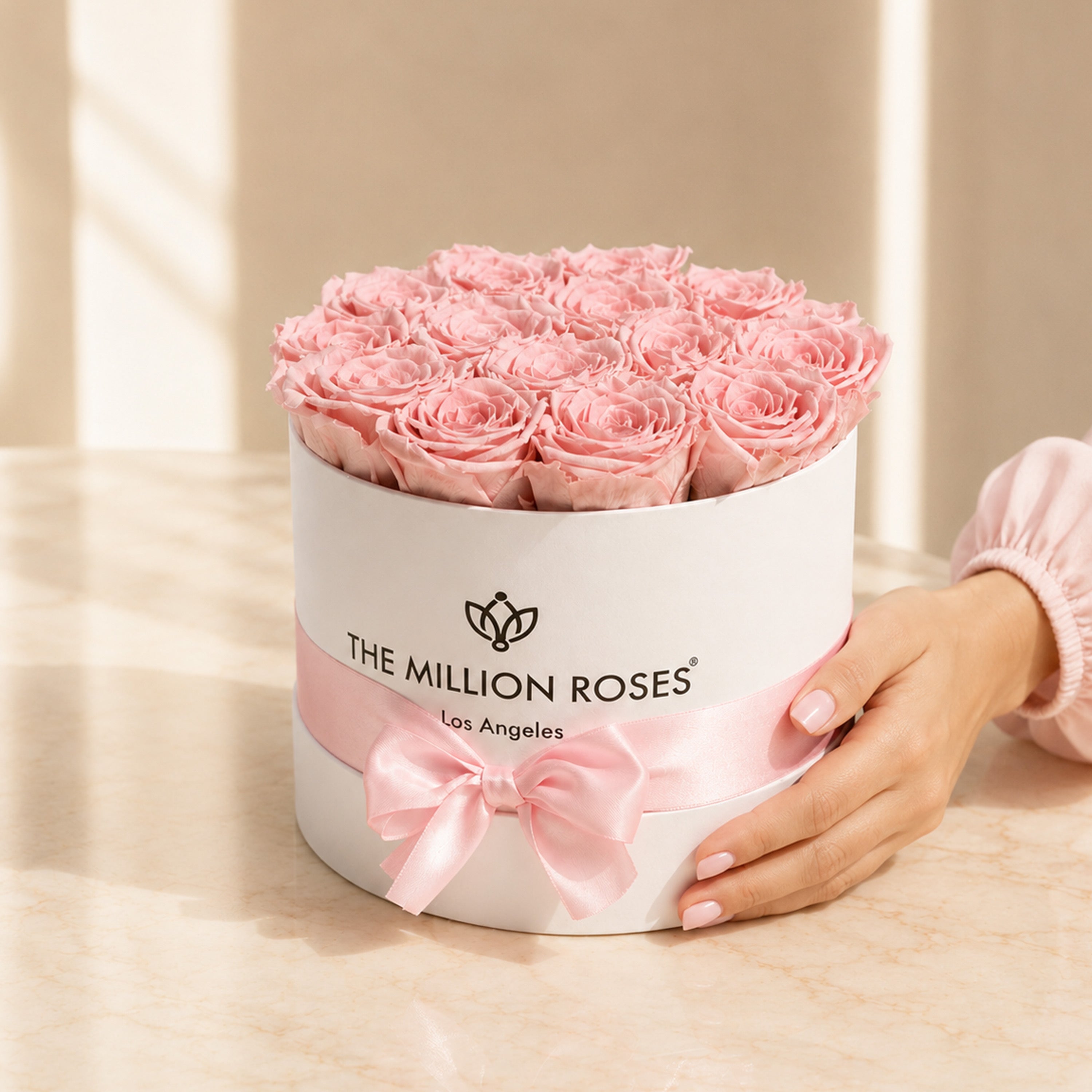 Pink Rose Gift Box