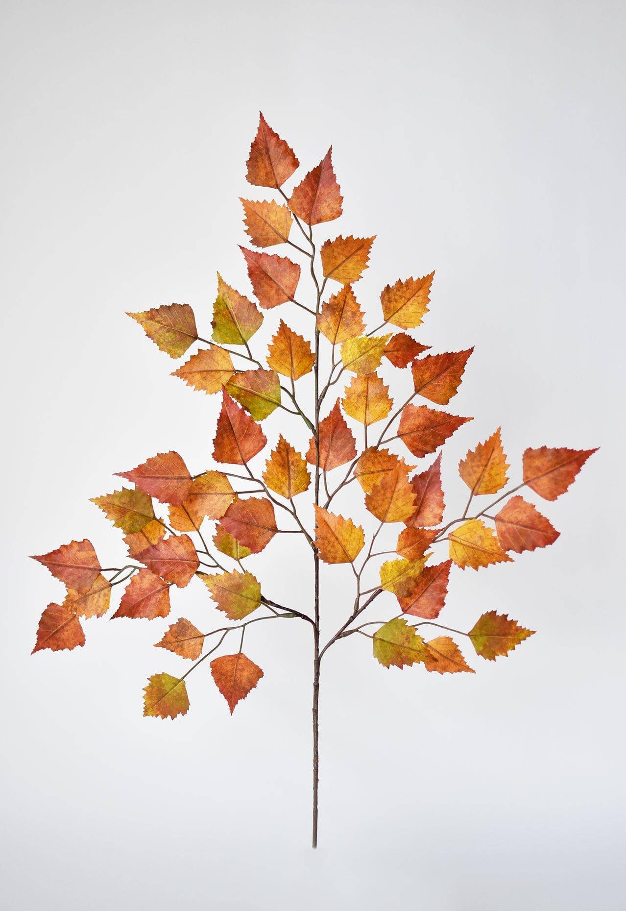 26" Faux Birch Leaf Stem