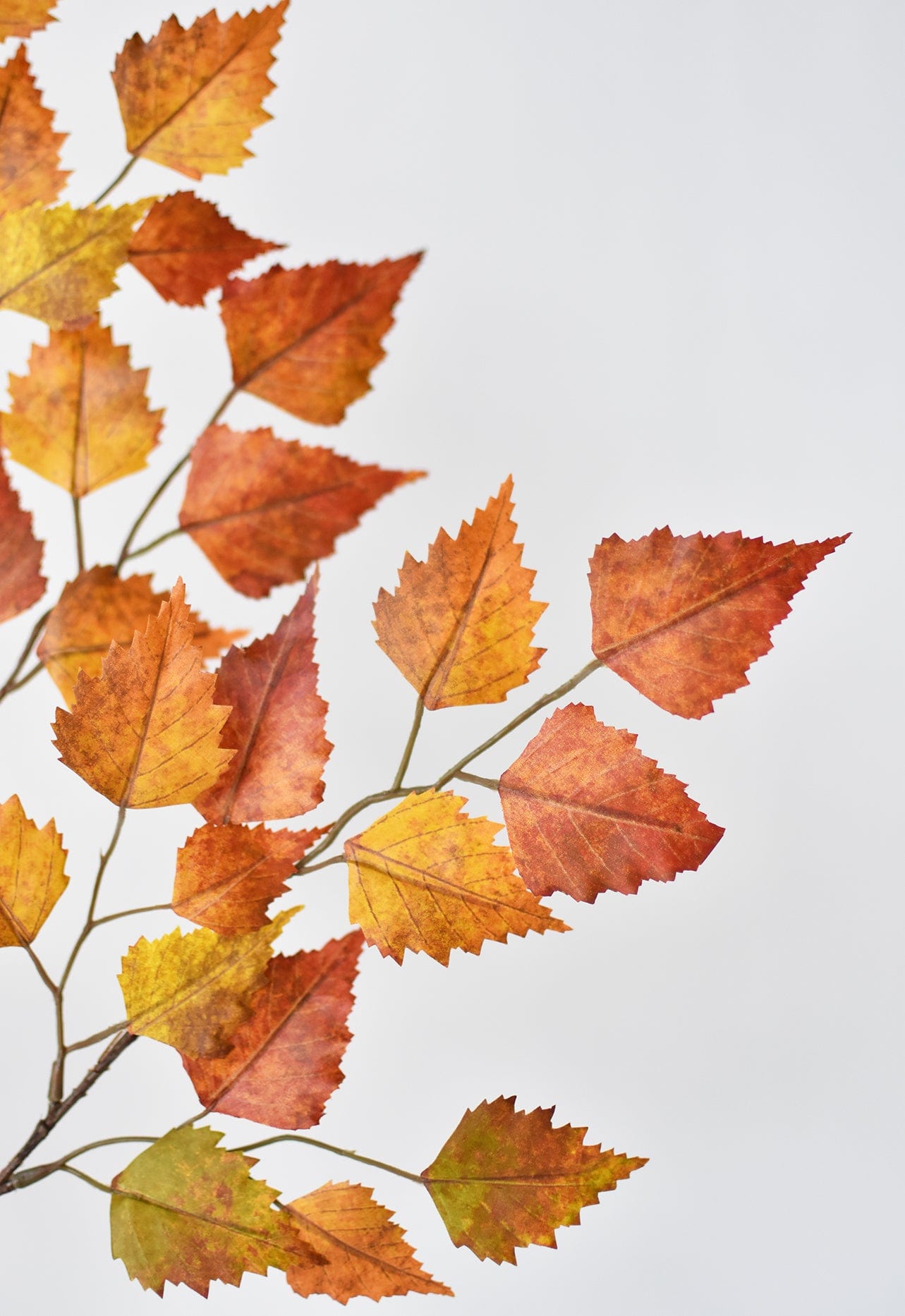 26" Faux Birch Leaf Stem