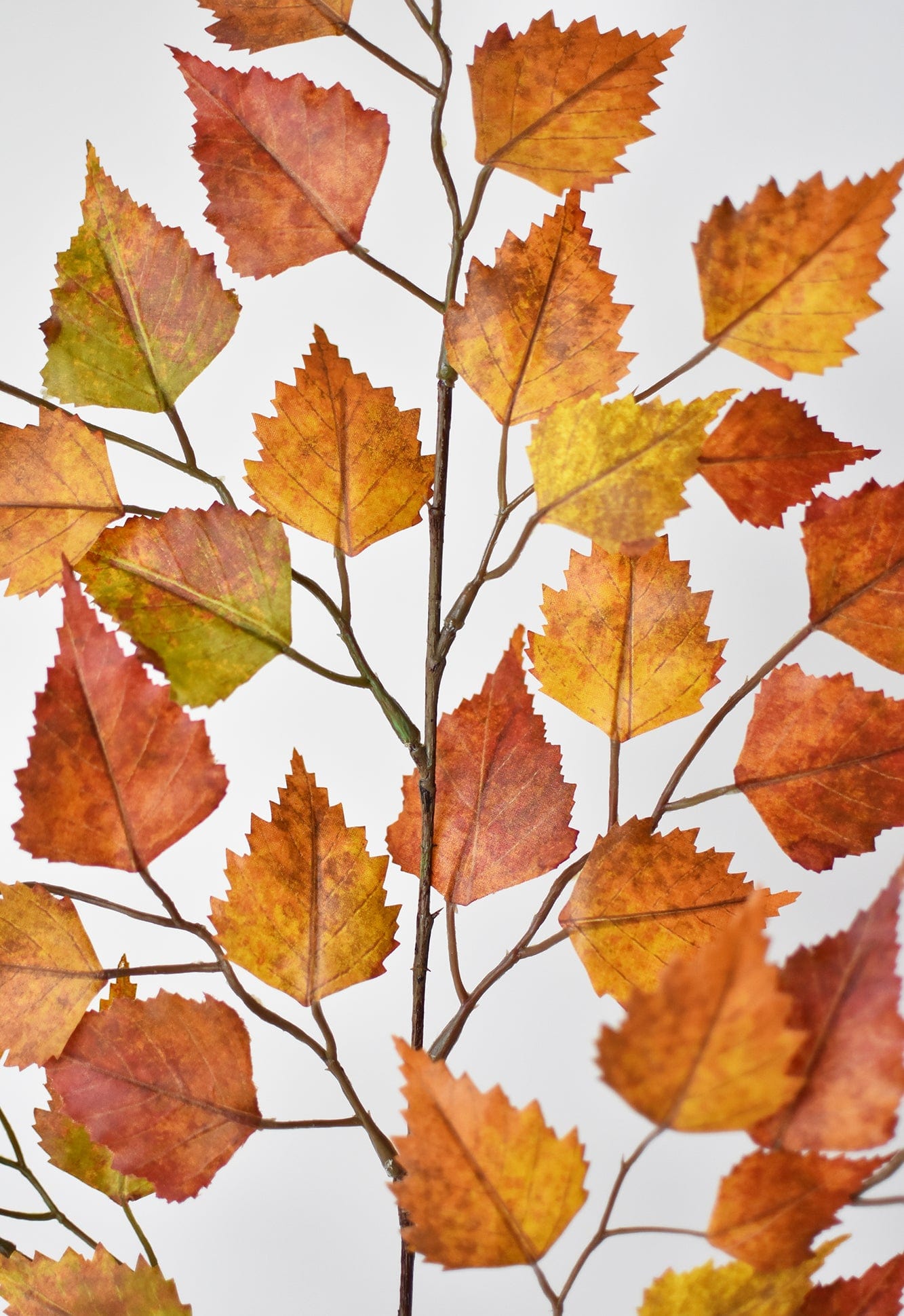 26" Faux Birch Leaf Stem