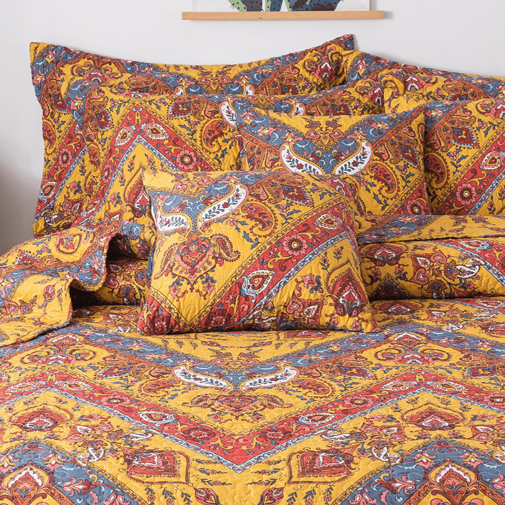 Hanging Gardens Paisley Cushion Covers, Set of 2