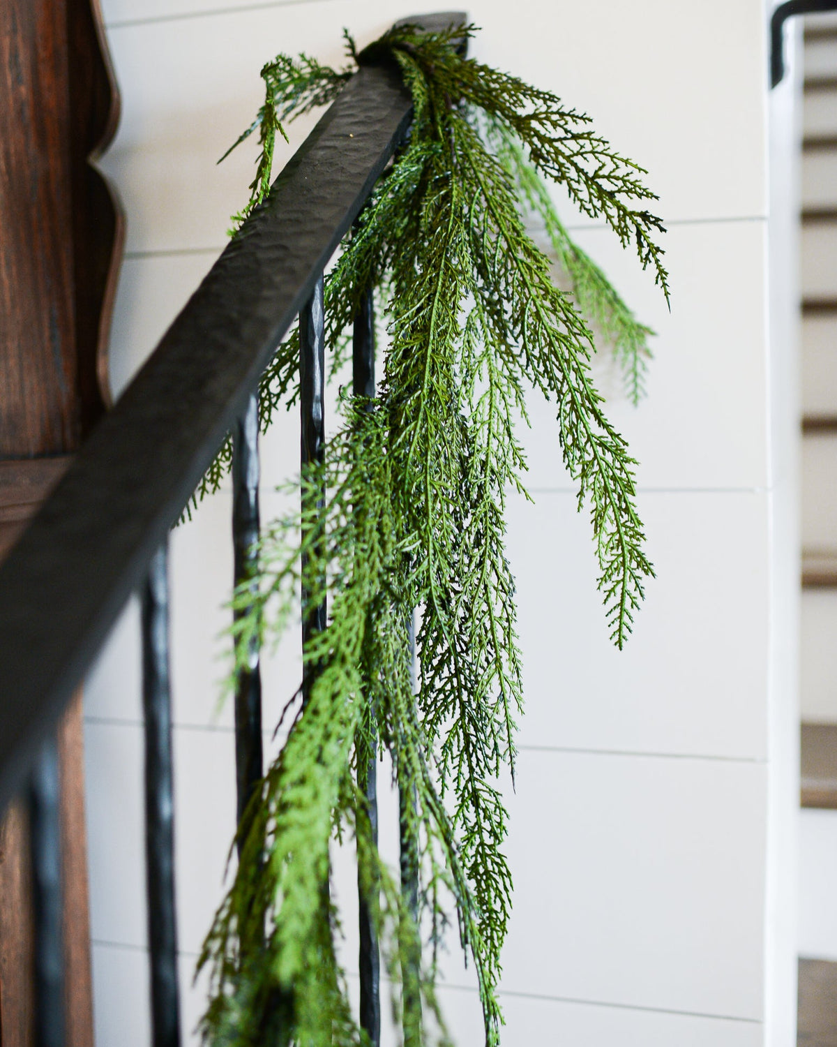 Faux Cedar Garland, 6 ft.