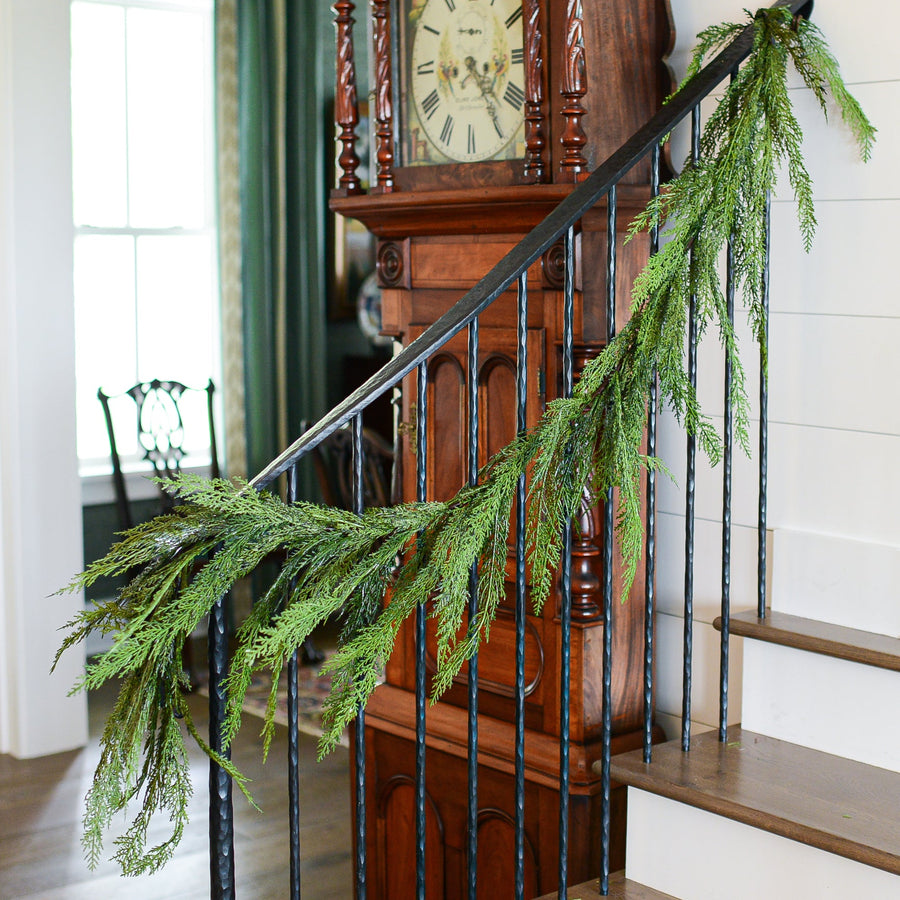 Faux Cedar Garland, 6 ft.
