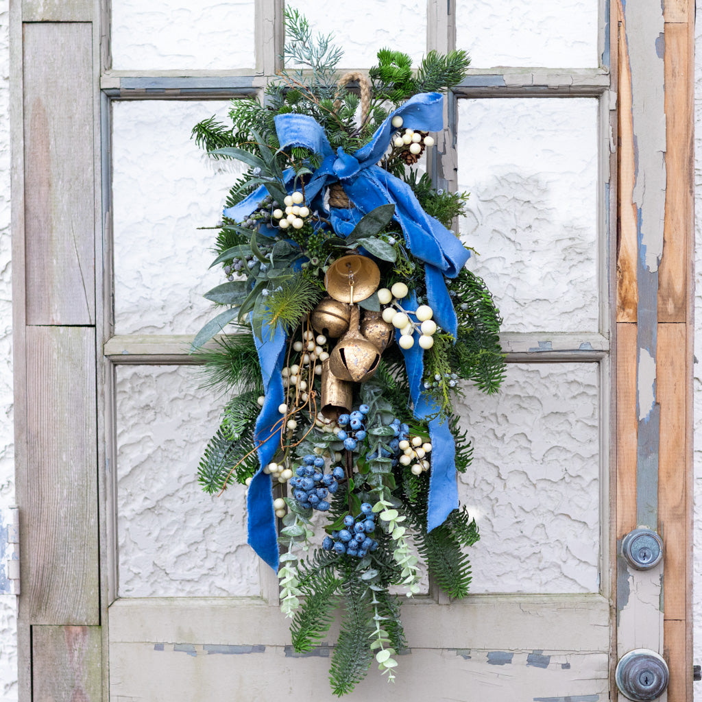 Blue Bell Hanging Greenery