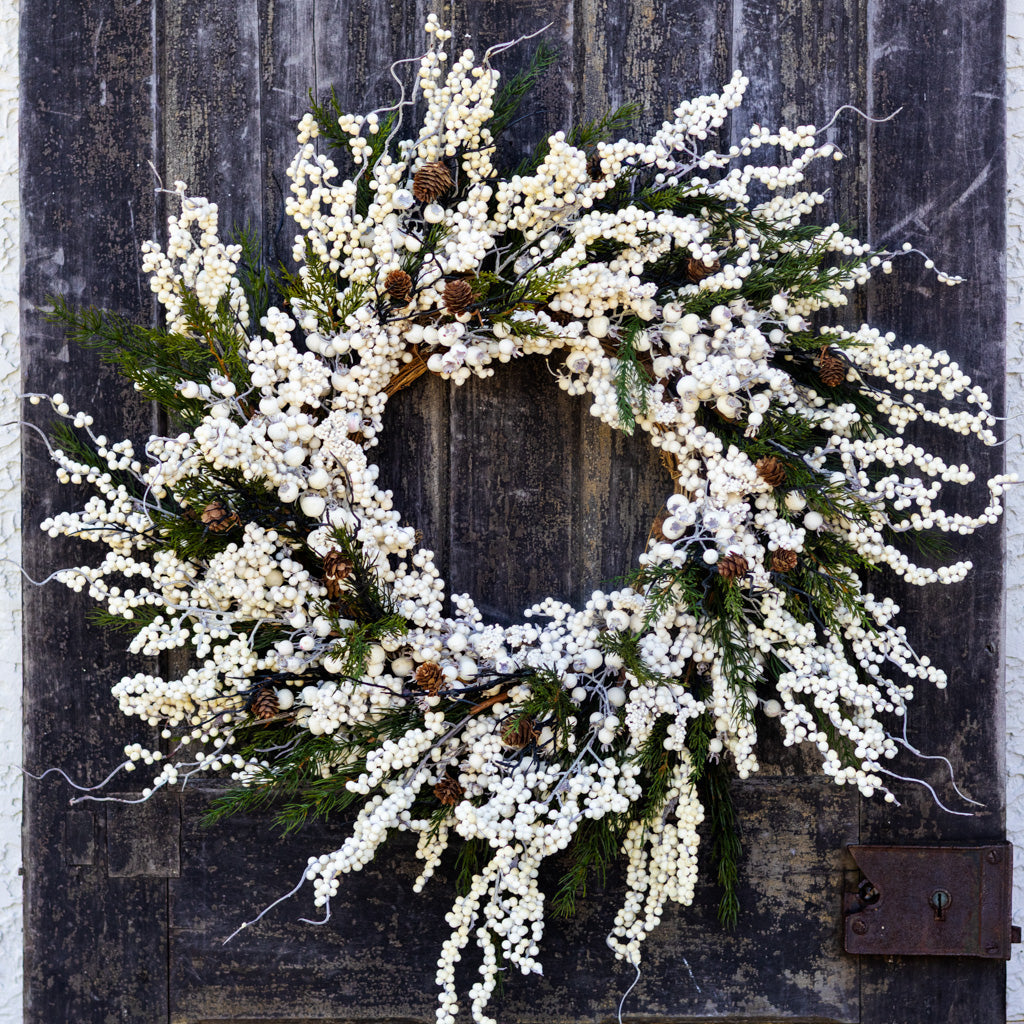 White Berry & Pine Wreath