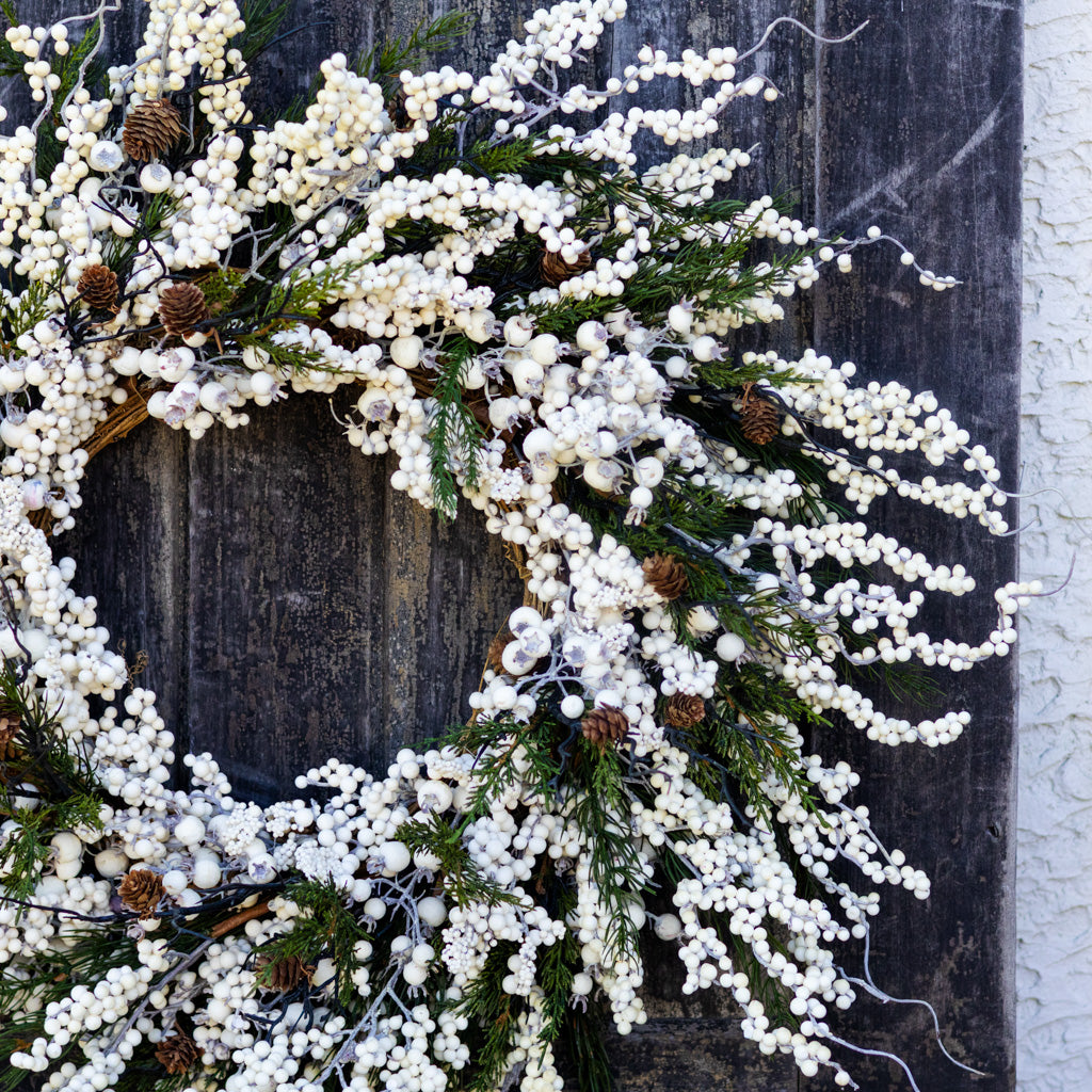 White Berry & Pine Wreath