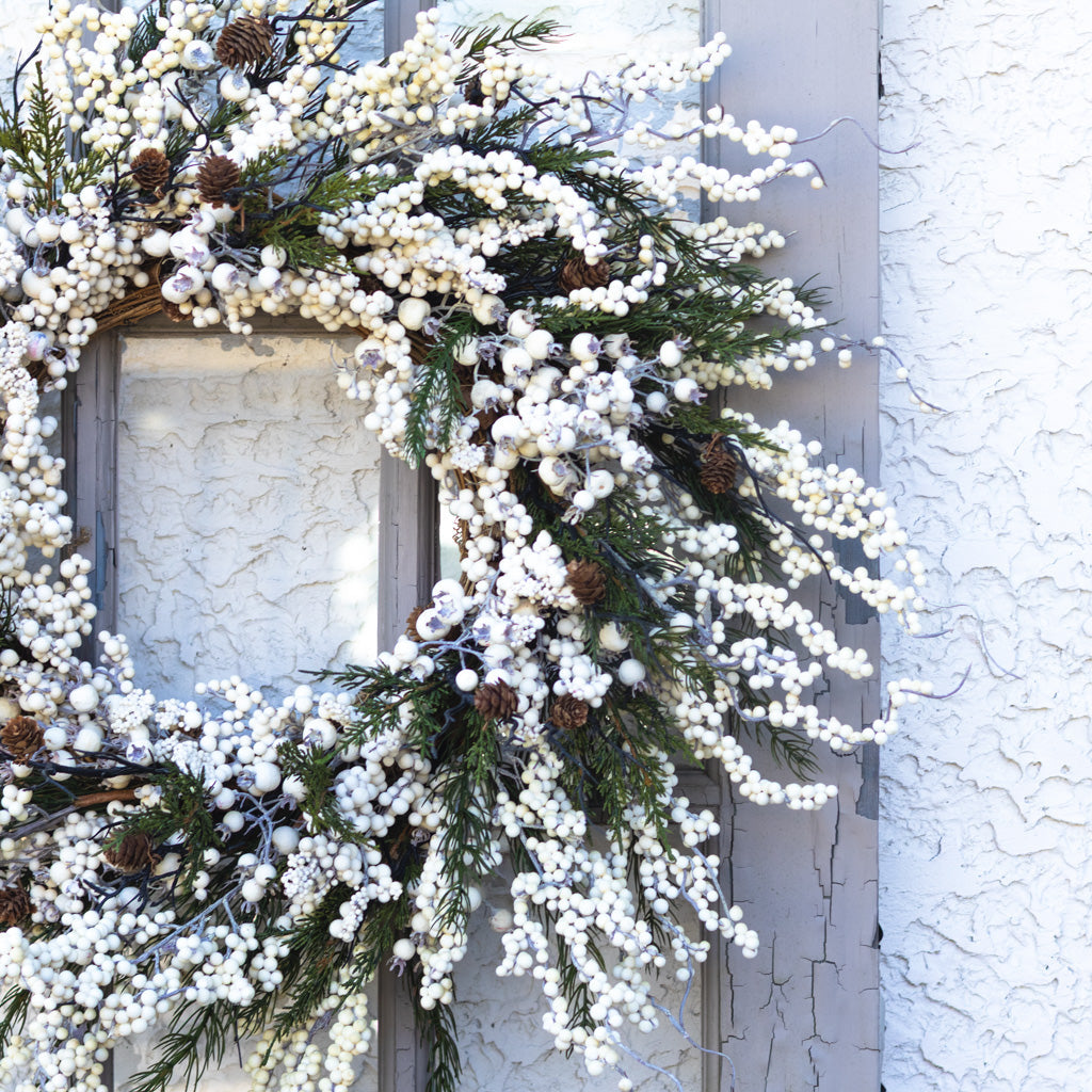 White Berry & Pine Wreath