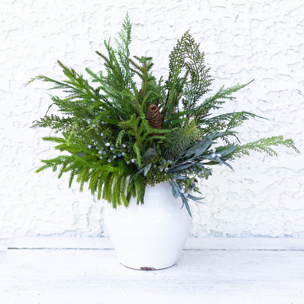 Grand Faux Evergreen Bouquet