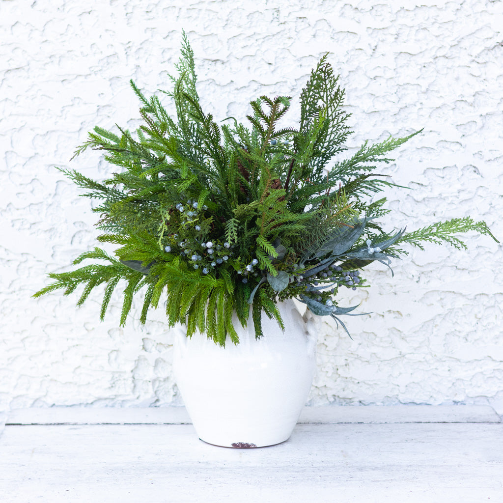 Grand Faux Evergreen Bouquet