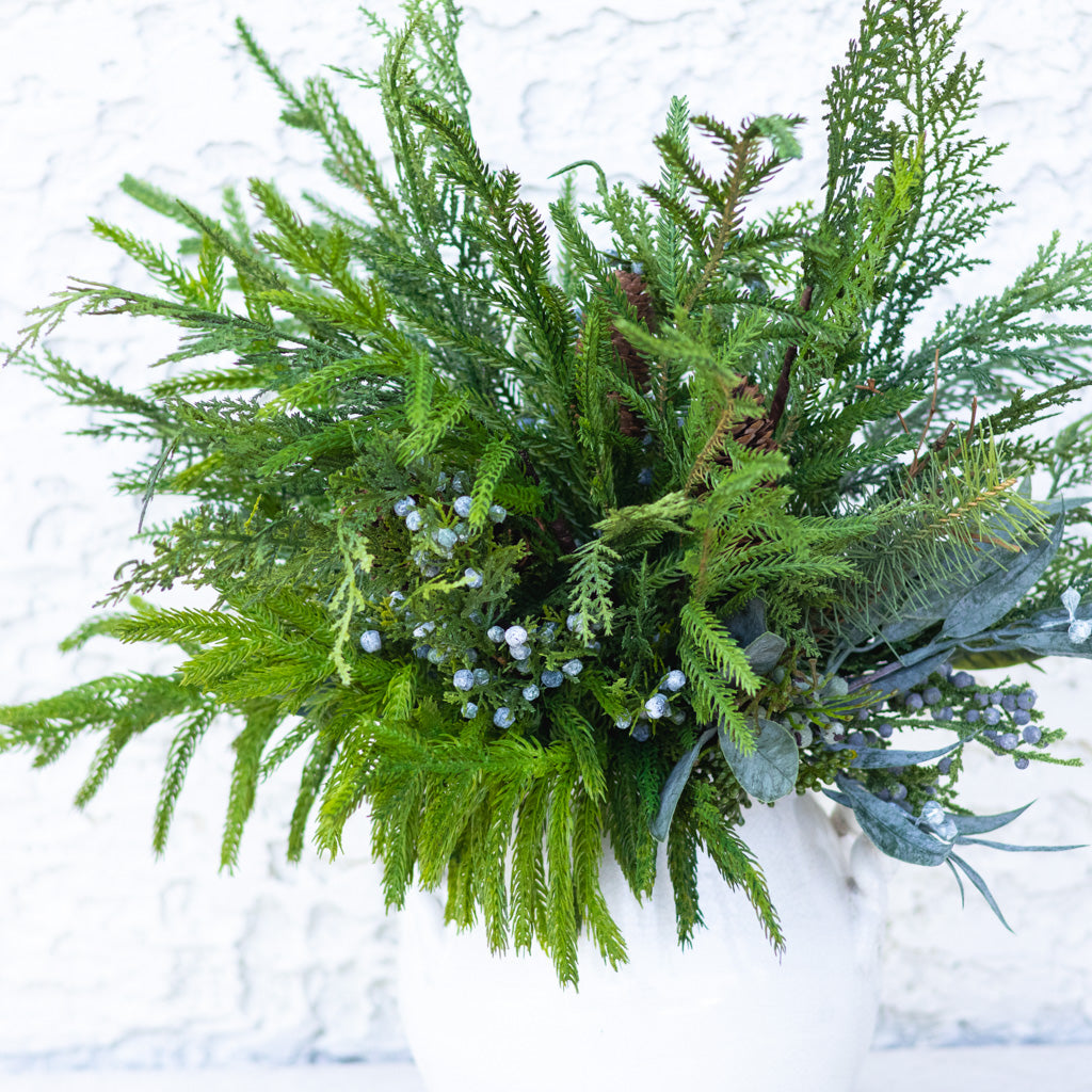 Grand Faux Evergreen Bouquet