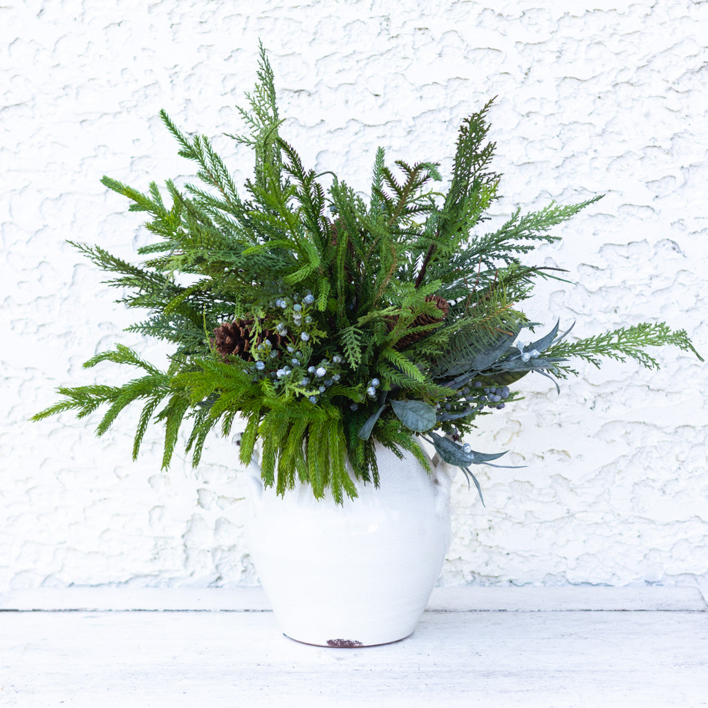 Grand Faux Evergreen Bouquet