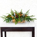 Orange Grove Evergreen Centerpiece