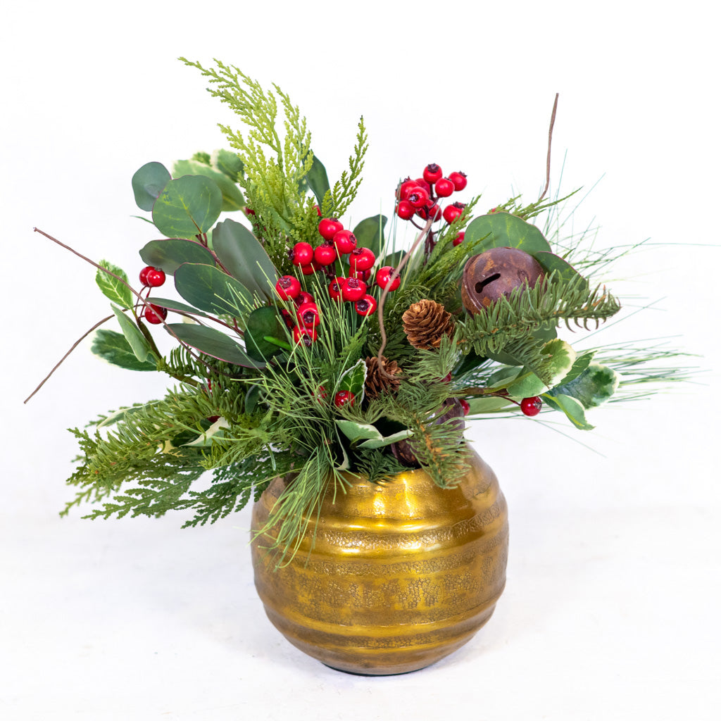 Jingle Bell Petite Faux Bouquet