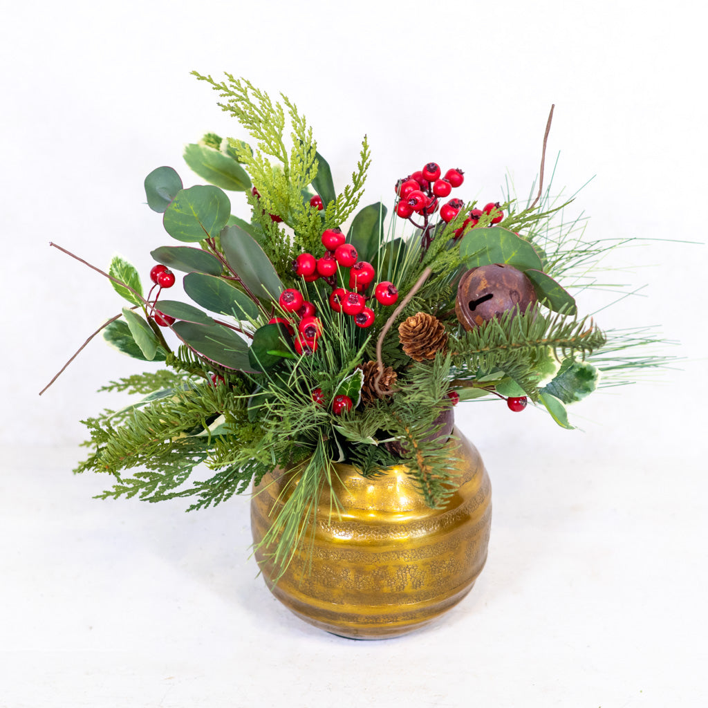 Jingle Bell Petite Faux Bouquet