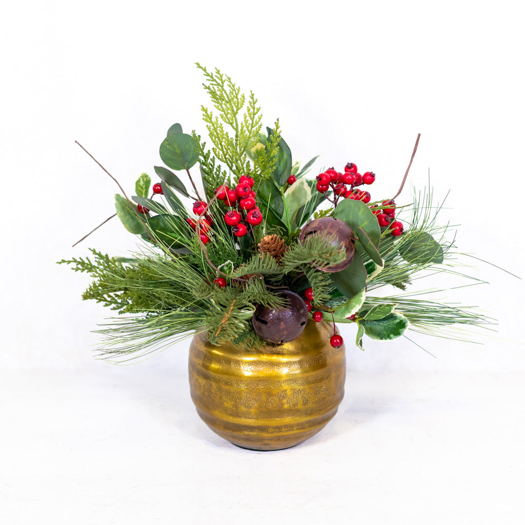 Jingle Bell Petite Faux Bouquet