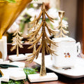 Tall Gold Tree on Marble Base