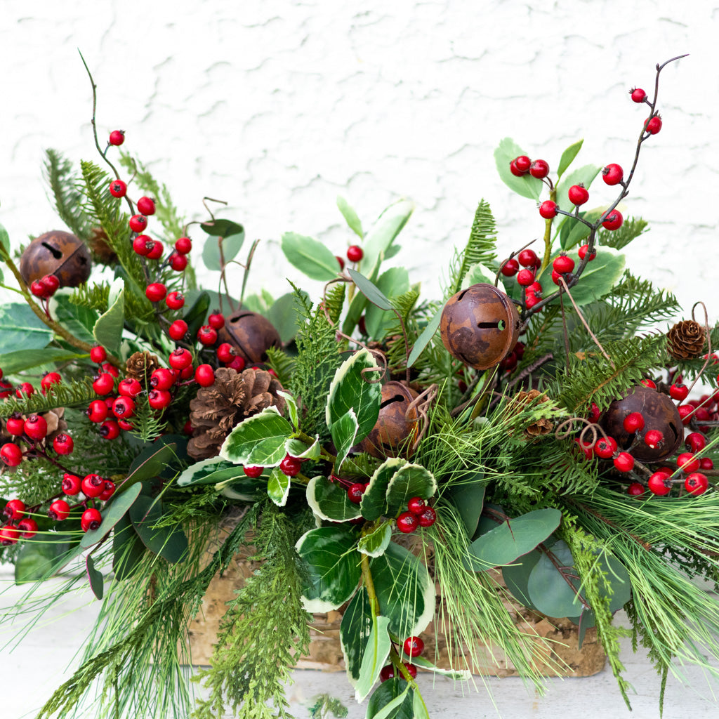 Jingle Bell Faux Centerpiece