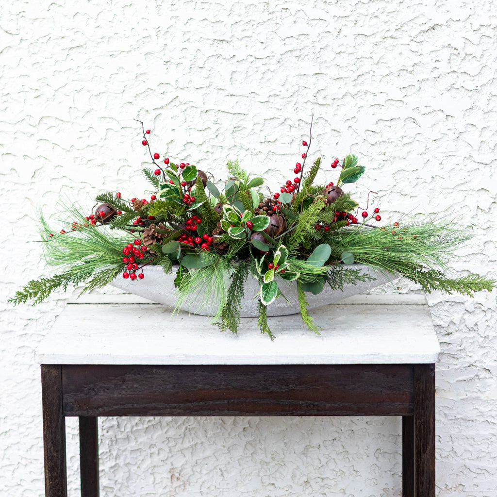 Jingle Bell Faux Centerpiece