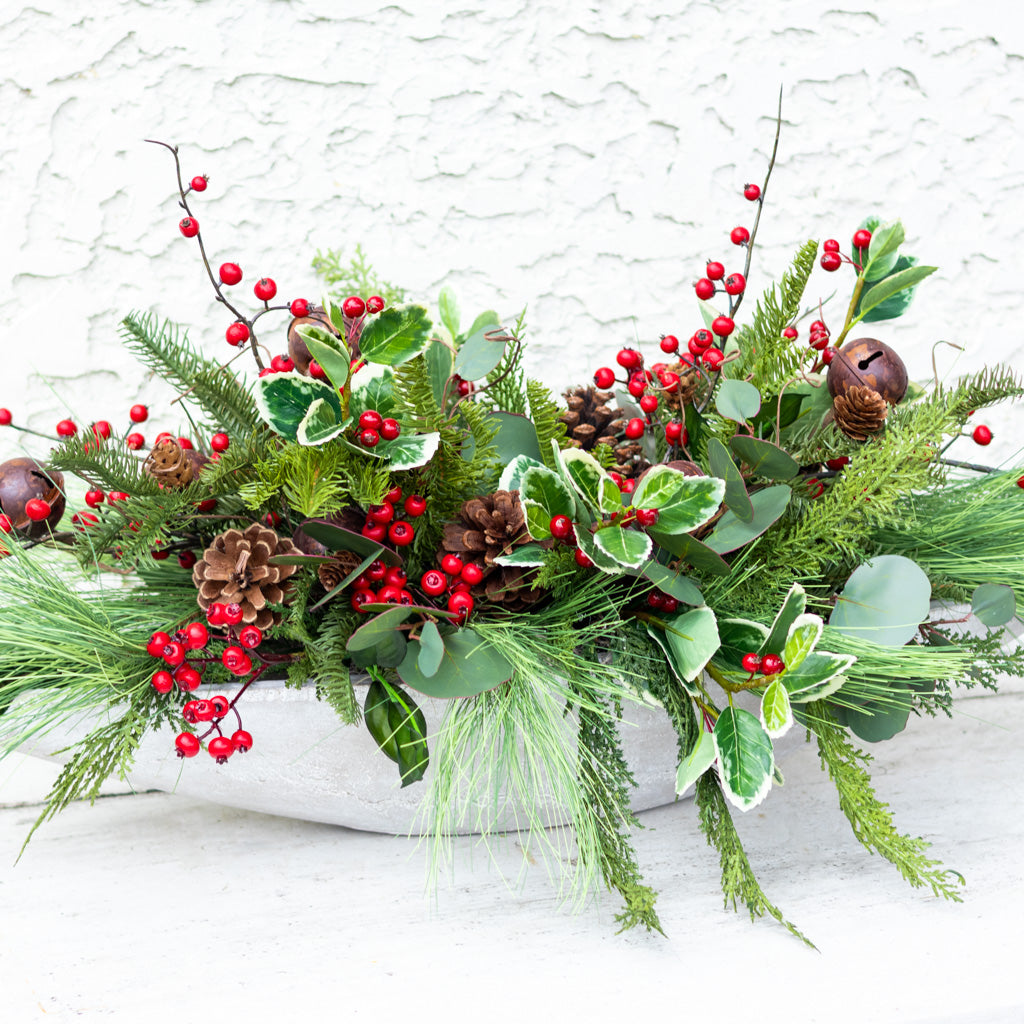 Jingle Bell Faux Centerpiece