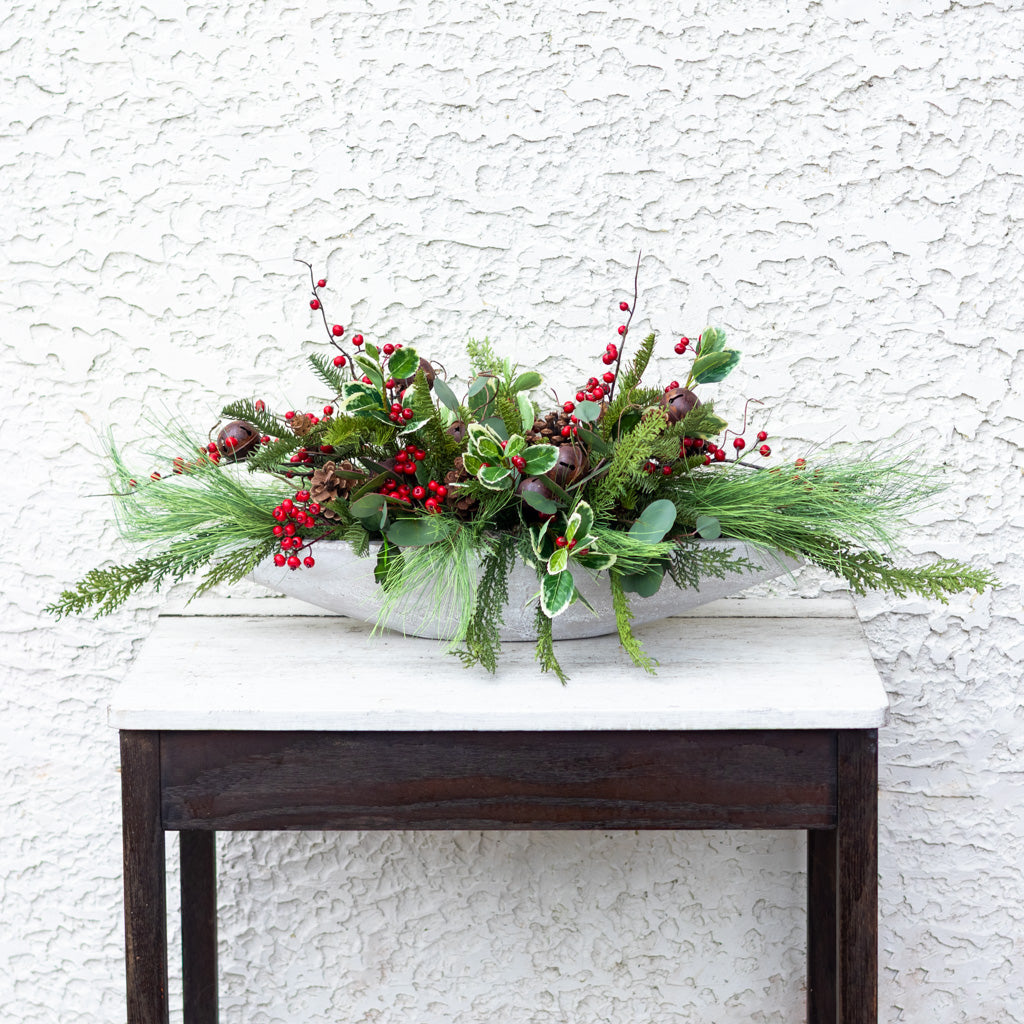 Jingle Bell Faux Centerpiece