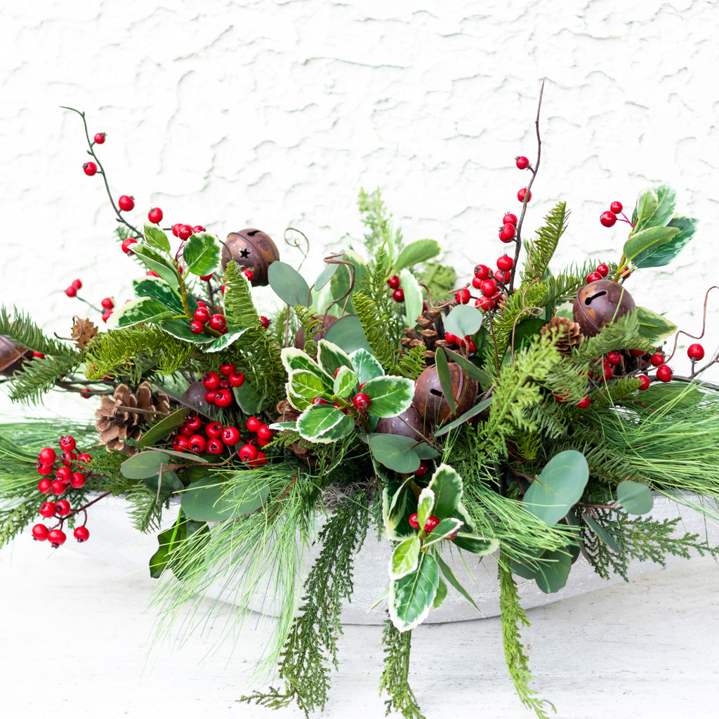 Jingle Bell Faux Centerpiece