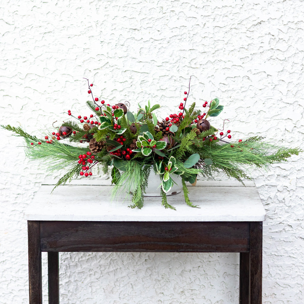 Jingle Bell Faux Centerpiece
