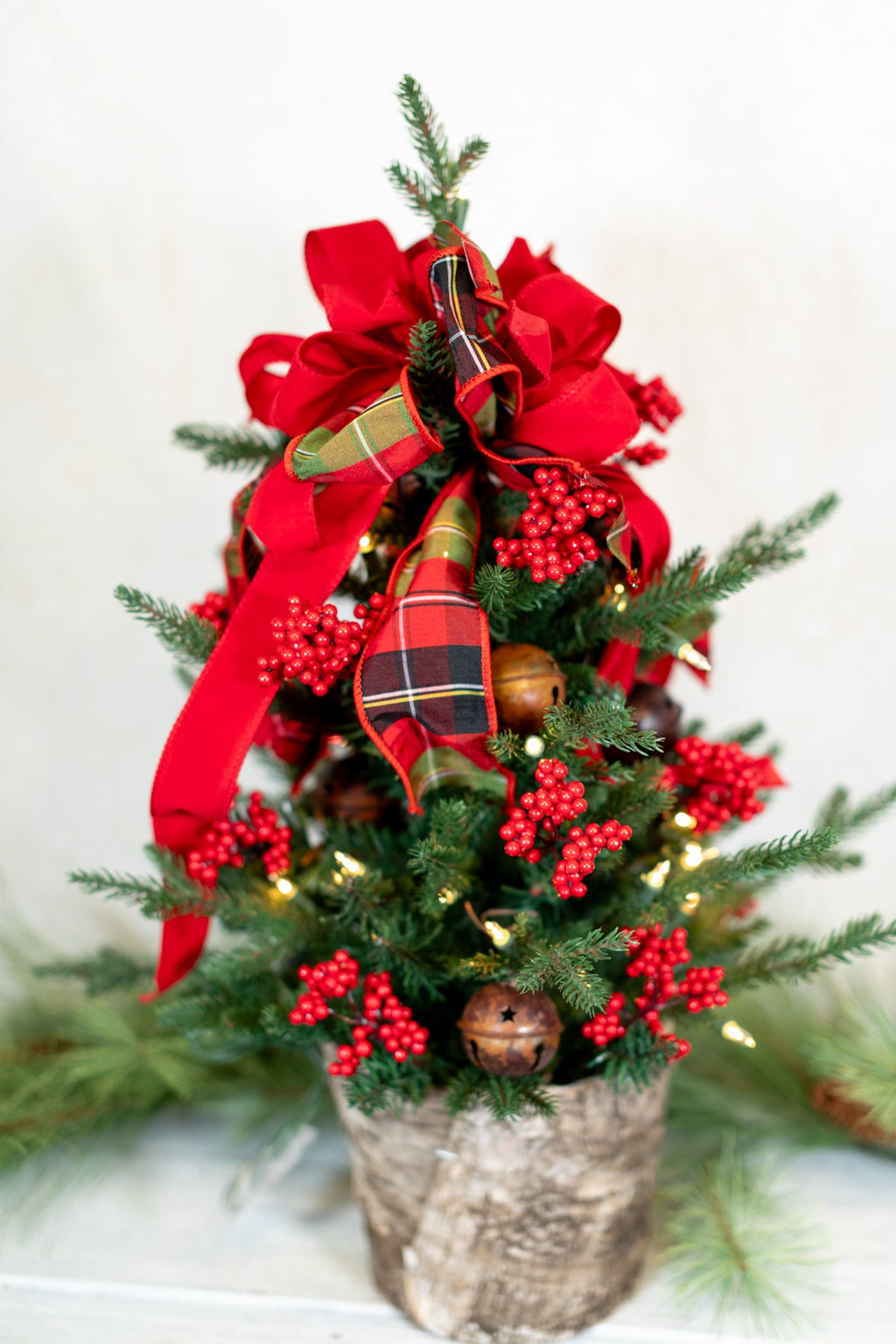2 ft. Jingle Bell Holiday Pre-Lit Decorated   Tree